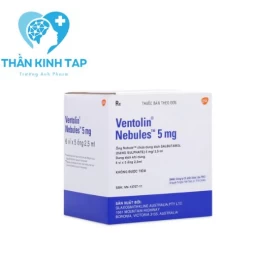 Ventolin Nebules 5mg - Dung dịch khí dung điều trị hen suyễn